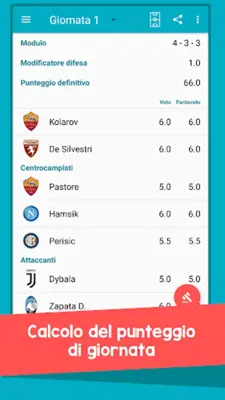 Gestore Asta Fantacalcio android App screenshot 1